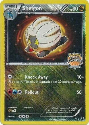 Shelgon 007/20 - Promo - Reverse Holofoil