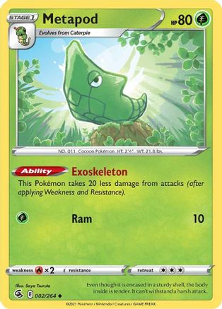 Metapod 002/264/264 - Uncommon