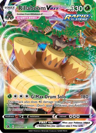 Rillaboom VMAX 023/264/264 - Ultra Rare - Holofoil