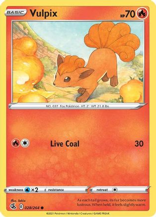 Vulpix (28) 028/264/264 - Common