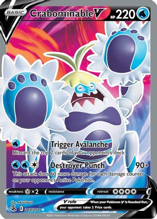 Crabominable V (Full Art) 248/264/264 - Ultra Rare - Holofoil