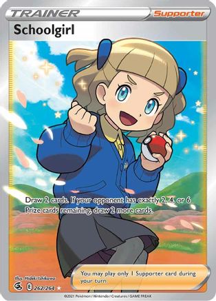 Schoolgirl (Full Art) 262/264/264 - Ultra Rare - Holofoil