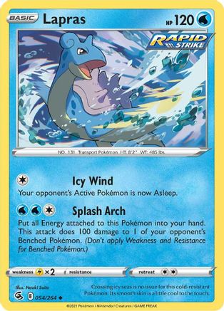 Lapras 054/264/264 - Uncommon