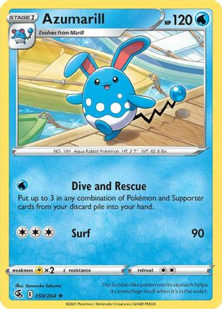 Azumarill 059/264/264 - Rare