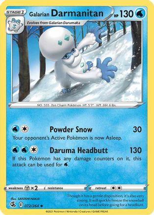 Galarian Darmanitan 072/264/264 - Uncommon
