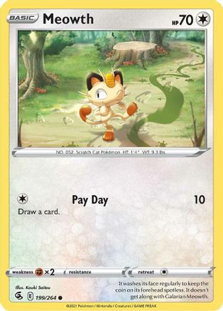 Meowth 199/264/264 - Common