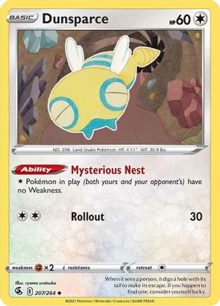 Dunsparce 207/264/264 - Uncommon