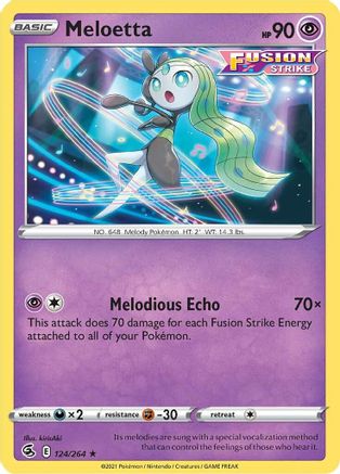 Meloetta 124/264/264 - Rare