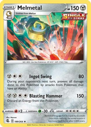 Melmetal 189/264/264 - Holo Rare - Holofoil