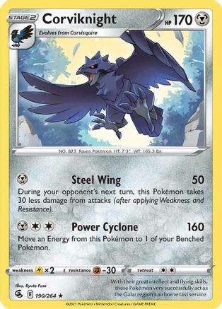 Corviknight 190/264/264 - Rare