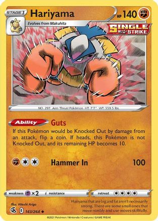 Hariyama 143/264/264 - Uncommon
