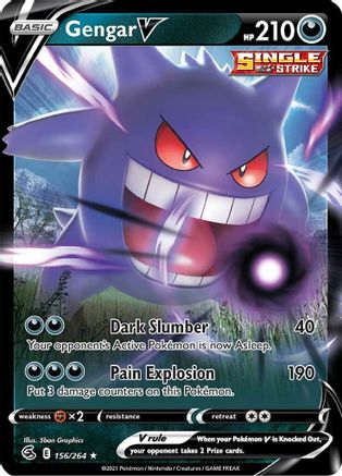 Gengar V 156/264/264 - Ultra Rare - Holofoil