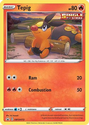 Tepig SWSH172/307 - Promo - Holofoil