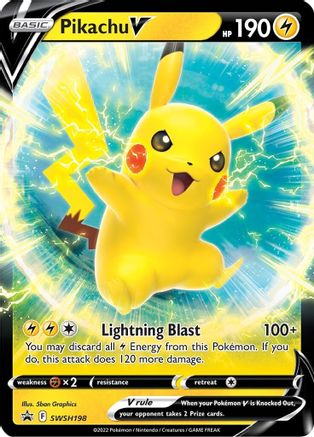 Pikachu V SWSH198/307 - Promo - Holofoil