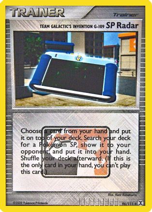 Team Galactic's Invention G 096/111 - Promo - Reverse Holofoil