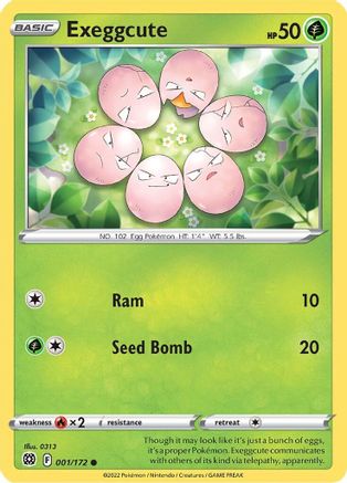 Exeggcute 001/172/172 - Common