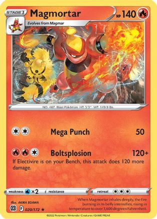 Magmortar 020/172/172 - Rare