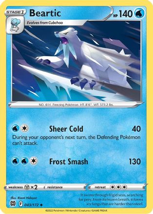 Beartic 043/172/172 - Uncommon