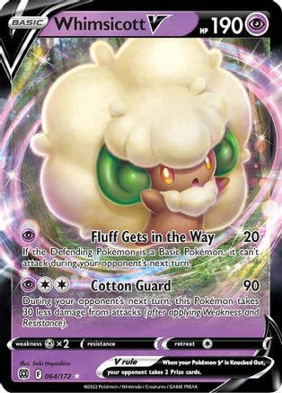 Whimsicott V 064/172/172 - Ultra Rare - Holofoil