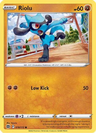 Riolu 078/172/172 - Common