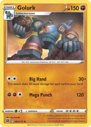 Golurk 083/172/172 - Rare