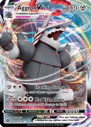 Aggron VMAX 097/172/172 - Ultra Rare - Holofoil