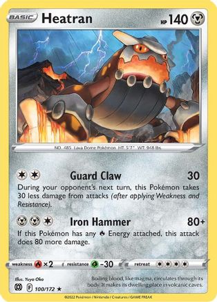 Heatran 100/172/172 - Rare