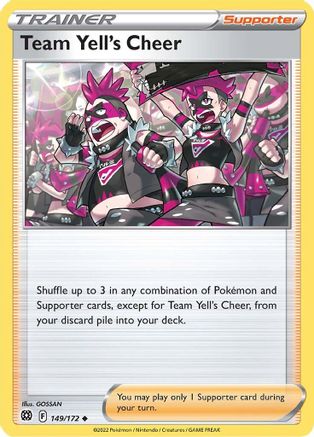 Team Yell's Cheer 149/172/172 - Uncommon