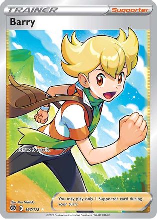 Barry (Full Art) 167/172/172 - Ultra Rare - Holofoil
