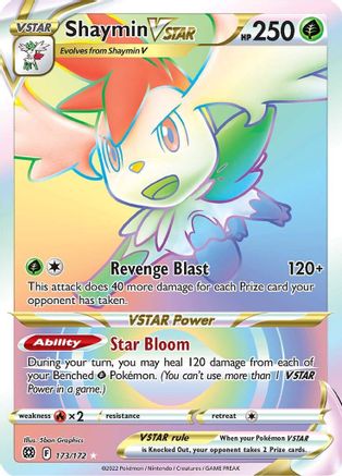 Shaymin VSTAR (Secret) 173/172/172 - Secret Rare - Holofoil