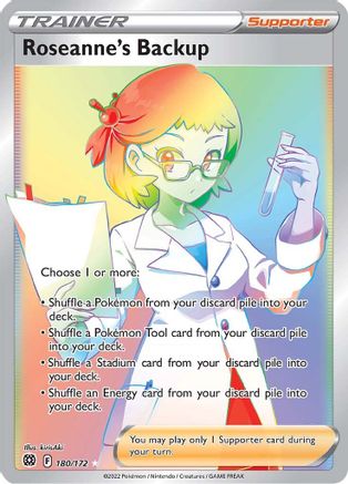 Roseanne's Backup (Secret) 180/172/172 - Secret Rare - Holofoil