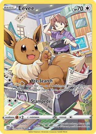 Eevee TG11/TG30/30 - Ultra Rare - Holofoil