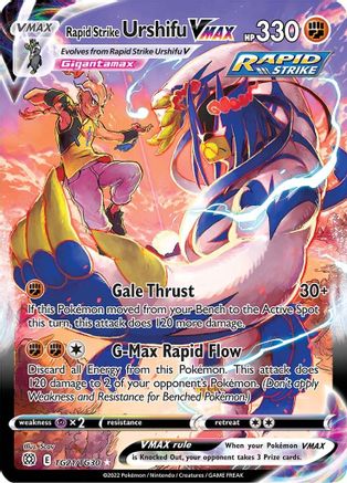 Rapid Strike Urshifu VMAX TG21/TG30/30 - Ultra Rare - Holofoil