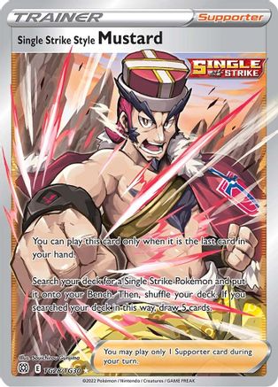 Single Strike Style Mustard TG28/TG30/30 - Ultra Rare - Holofoil