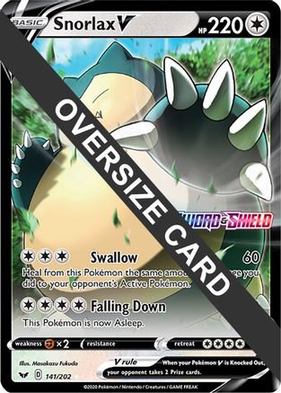Snorlax V 141/202 - Promo - Holofoil