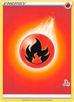Fire Energy (#10 Cinderace Stamped) - Promo