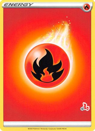 Fire Energy (#12 Cinderace Stamped) - Promo