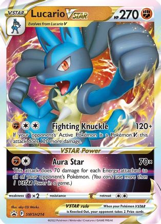 Lucario VSTAR SWSH214/307 - Promo - Holofoil