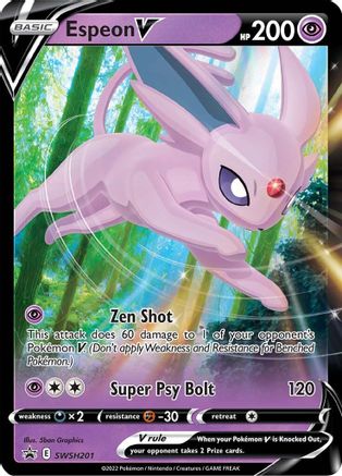 Espeon V SWSH201/307 - Promo - Holofoil