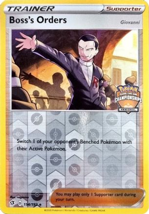 Boss's Orders 154/192 - Promo - Reverse Holofoil