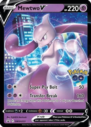 Mewtwo V SWSH223/307 - Promo - Holofoil