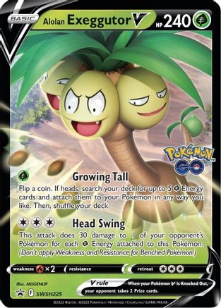 Alolan Exeggutor V SWSH225/307 - Promo - Holofoil