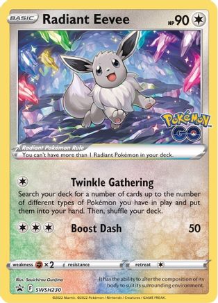 Radiant Eevee SWSH230/307 - Promo - Holofoil
