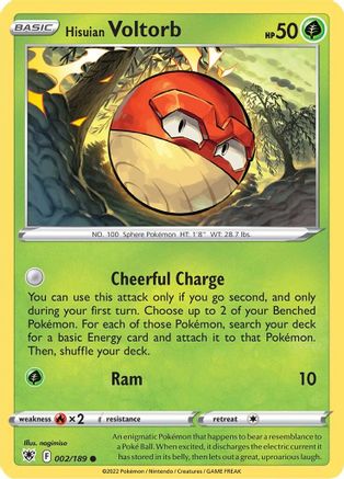 Hisuian Voltorb 002/189/189 - Common