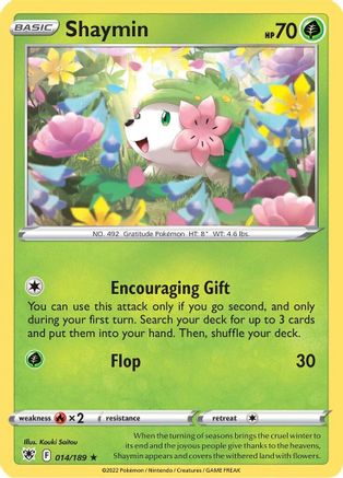 Shaymin 014/189/189 - Rare