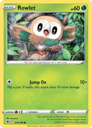 Rowlet 019/189/189 - Common