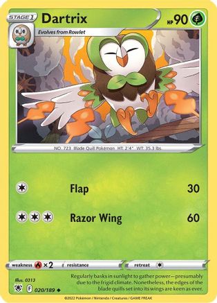 Dartrix 020/189/189 - Uncommon