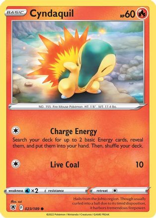 Cyndaquil 023/189/189 - Common
