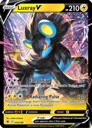 Luxray V 050/189/189 - Ultra Rare - Holofoil
