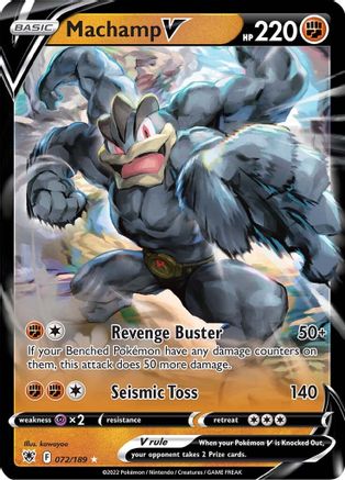 Machamp V 072/189/189 - Ultra Rare - Holofoil